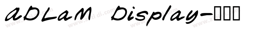 ADLaM Display字体转换